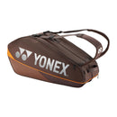 Yonex Tennistas Pro Racket Bag 6R Bruin Voorkant