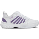 K-Swiss Tennisschoen Padelschoen Court Express 2 Clay Dames Wit Paars