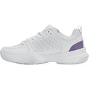 K-Swiss Tennisschoen Padelschoen Court Express 2 Clay Dames Wit Paars
