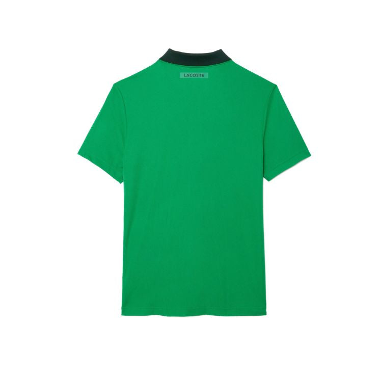 Lacoste Polo Shirt Sport Novak Djokovic Heren Groen