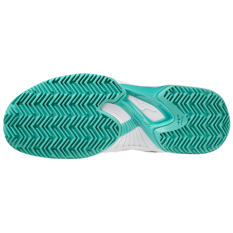 Mizuno Tennisschoen Padelschoen Wave Exceed Tour 5 Dames Wit Groen