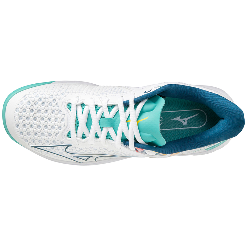 Mizuno Tennisschoen Padelschoen Wave Exceed Tour 5 Dames Wit Groen