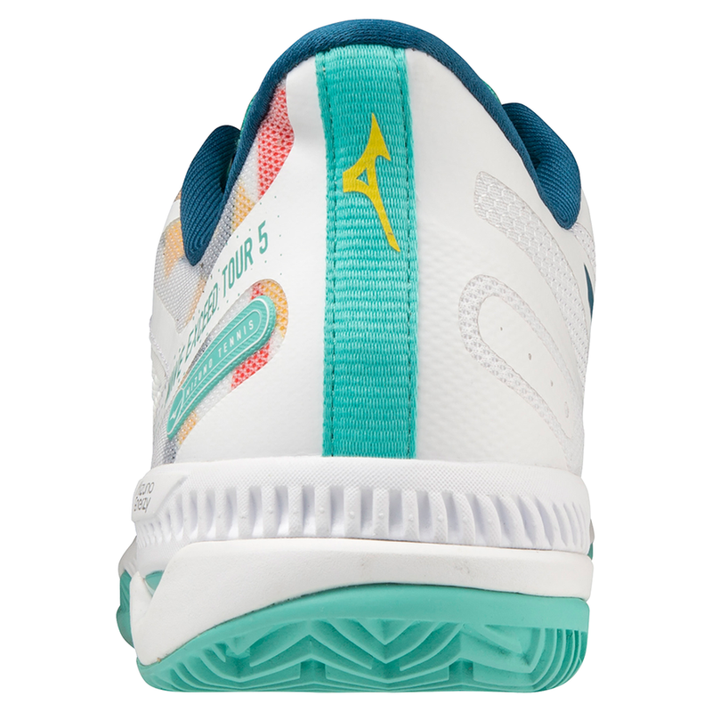 Mizuno Tennisschoen Padelschoen Wave Exceed Tour 5 Dames Wit Groen
