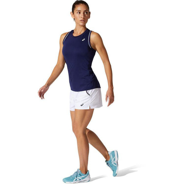 Asics Court W Piping Tank Top Dames Navy