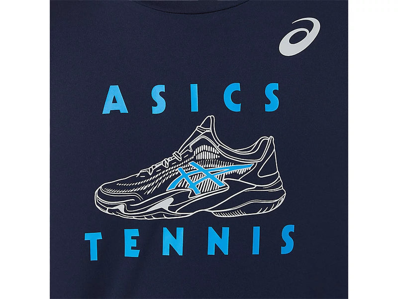 Asics Boys T-Shirt Graphic SS Top Jongens Blauw