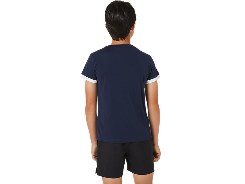 Asics Boys T-Shirt Tennis SS Top Jongens Blauw