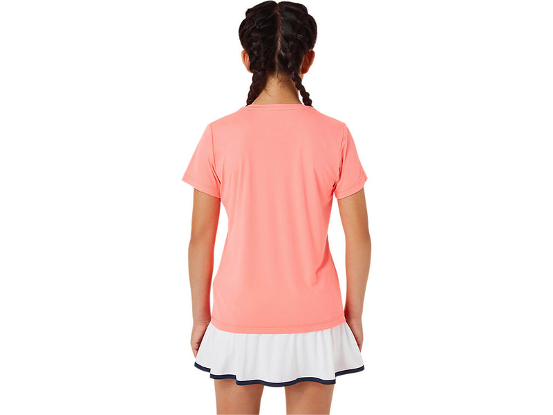 Asics T-Shirt Tee Graphic Girls Junior Roze
