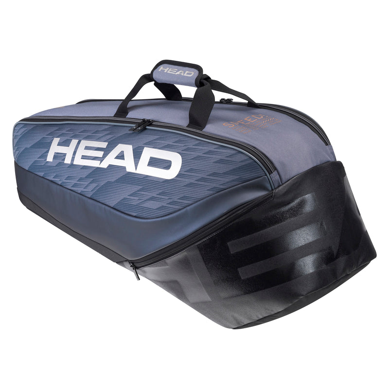 HEAD Tennistas Core 6R Supercombi Antraciet Zwart Wit