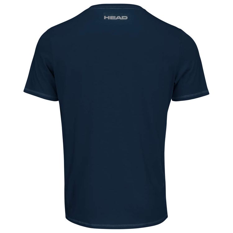 HEAD Club Colin T-Shirt Heren Blauw Wit