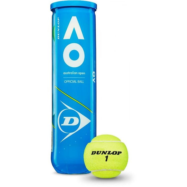 Dunlop Tennisballen Australian Open Gasgevuld 4 Blik
