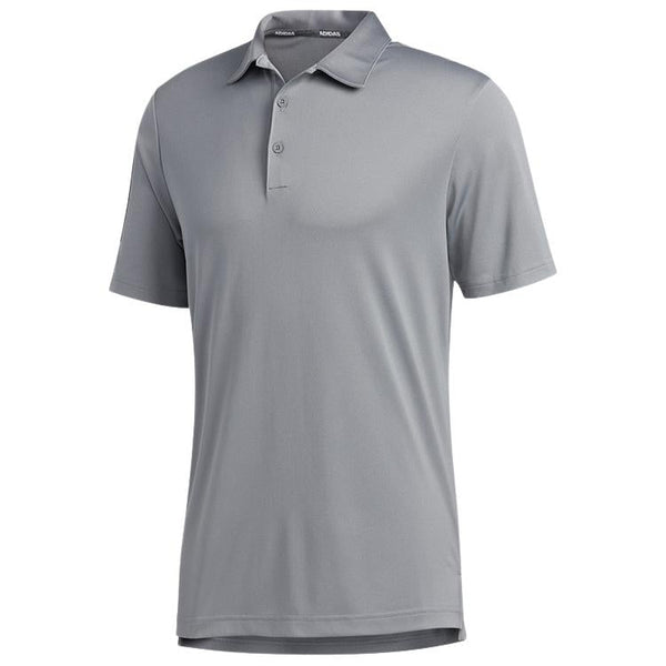 Adidas 3-Stripes Basic Poloshirt Heren grijs zwart