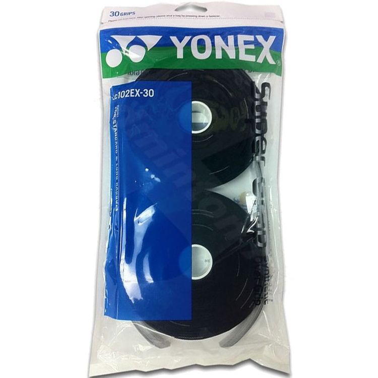 Yonex Overgrip Super Grap Zwart Rol 30 Stuks