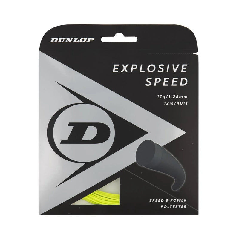 Dunlop Tennissnaar Explosive Speed 1.25mm Zwart
