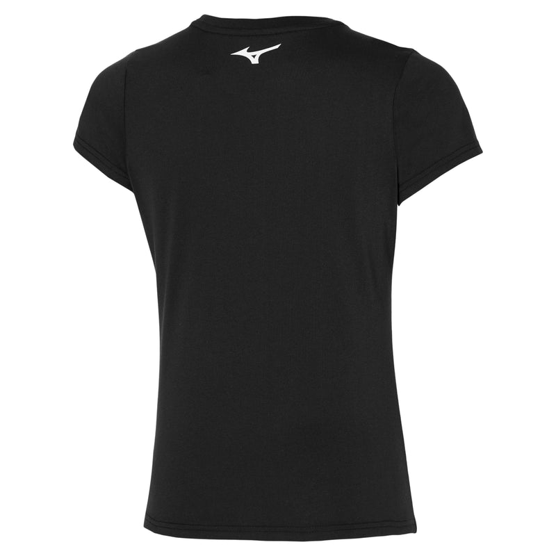 Mizuno RB Logo Tee Sportshirt dames zwart