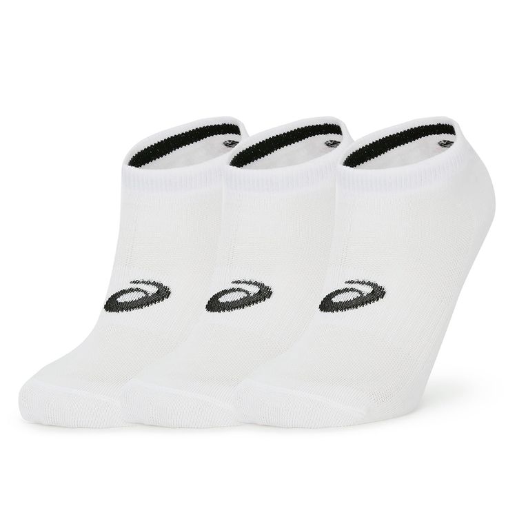 Asics 3PPK Ped Sokken wit unisex - 3 paar