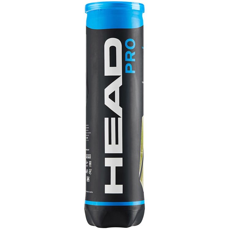 HEAD Tennisballen Pro Gasgevuld 4 Blik