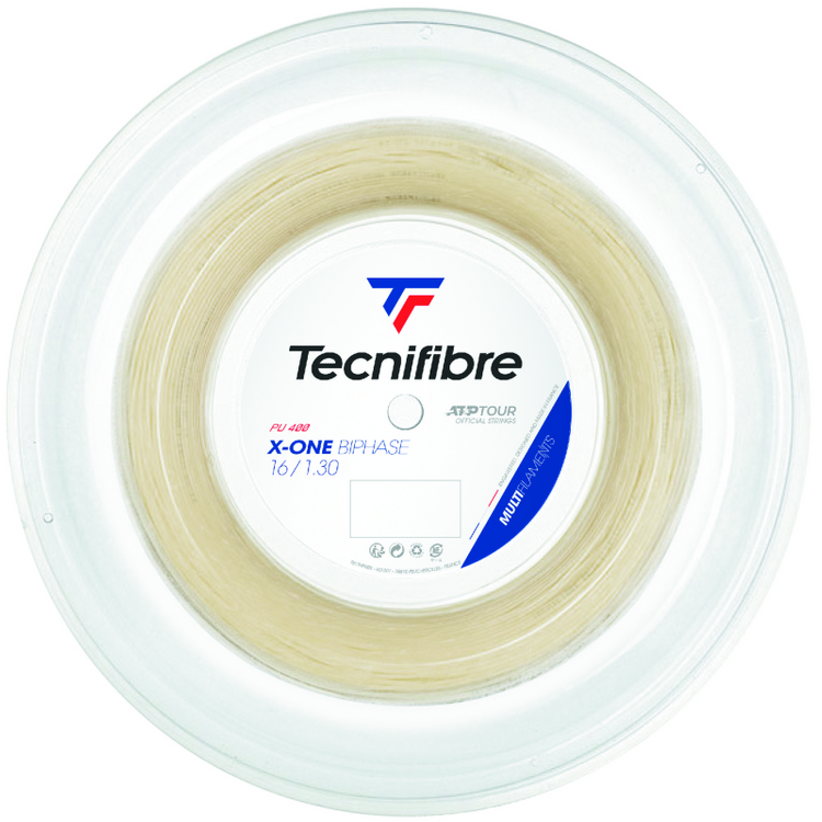 Tecnifibre Tennissnaar X-One Biphase 1.30 Naturel Op Rol 200m
