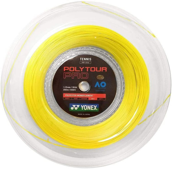 Yonex Tennissnaar Polytour Pro 1.25 Op Rol 200m Geel